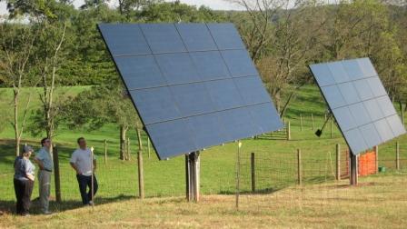 These SunPower arrays are on the 2010 Western Maryland Solar Home Tour